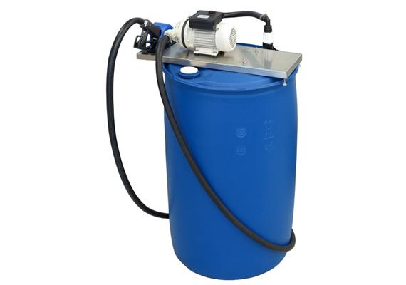 AdBlue® Membranpumpe SB30 für 200 l Fässer mit Zapfpistole mit integriertem Zähler