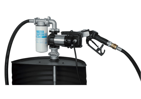 Benzin-Fasspumpe EX50-230V-ATEX für 200 l Fass mit Filter [ERSETZT]