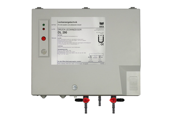 Druckleckanzeiger SGB DL290, 230V, IP30, Schlauchanschluss S4+S6