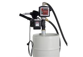 Fass- und Tankpumpe EP50-AZ-D mit Automatikzapfpistole und Zähler M120