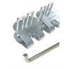 Gurtverbinder EC125G - 1200 mm, 8 Streifen mit 4 Verbinderstäbe ECP125SP
