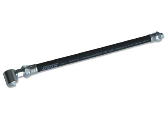 Hochdruck-Gummipanzerschlauch RH30-SK16 mit Schiebekupplung, Länge 300 mm, Anschluss M10x1