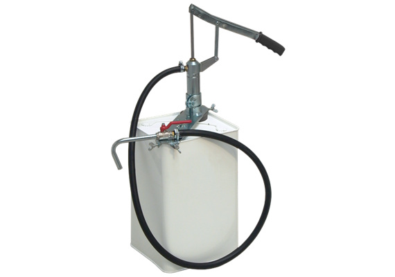 Kanister-Handpumpe KHP202-G mit 1,5 m Schlauch und Kugelabsperrhahn