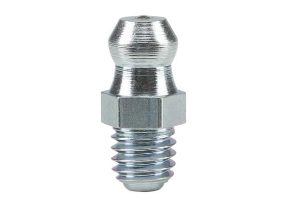 Kegel-Schmiernippel H1 SFG 6x1 (Selbstformgewinde) aus Stahl verzinkt - SW7 - VPE 200 Stk.