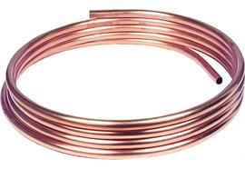 Kupferrohr weich in Ringen a 50 m, 8 x 1 mm (6/8) RAL/DVGW, DIN-EN 1057