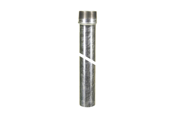 LORO-X Entlüftungsrohr verzinkt 2500 mm 2" AG