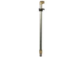 Stahl-Saugrohr für Elektropumpen mit 2" Fassadapter. - 1000 l Tank (Stahl)