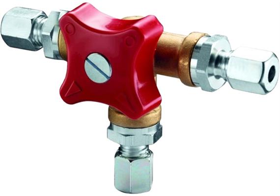 Umschaltventil 6 x 6 x 6 mm