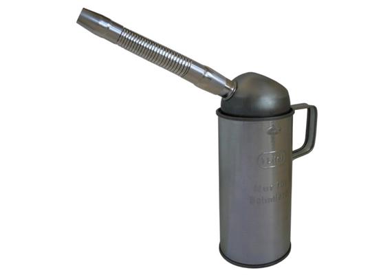 Weissblech Flüssigkeitsmass FMF-T 1000 mit flexiblem Auslauf, eichfähig - 1.0 Liter