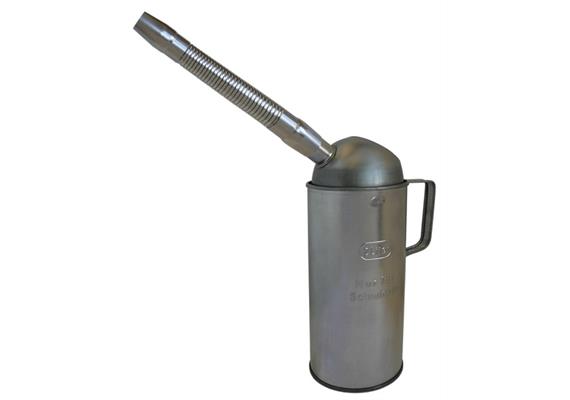 Weissblech Flüssigkeitsmass FMF-T 2000 mit flexiblem Auslauf, eichfähig - 2.0 Liter