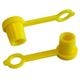 Capuchon de protection en plastique jaune pour graisseur hydraulique