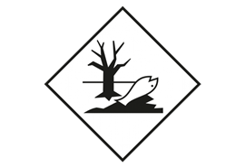 Etiquette substances dangereuses pour l'environnement, 300 x 300 mm