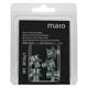 Graisseur à tête plate M1 M10x1 - ø16 mm - 6-pans 17, acier zingué en blister - UE 5 pcs.