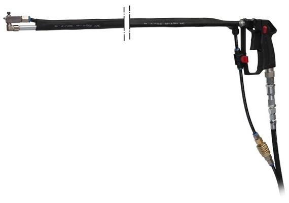 Lance pulvérisateur 2 m pour pneuMATO55 - LubeJet - 180° buse de vaporisation