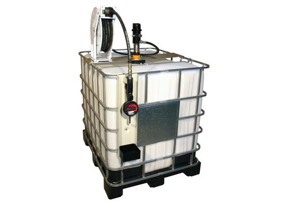 Lube-Station IBC-1000-R avec enroulleur 10 m et DIGIMET E35