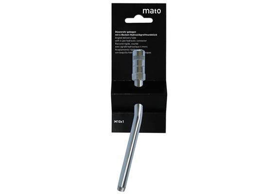MATO Raccord rigide courbé E4024 - 150 mm - R1/8"