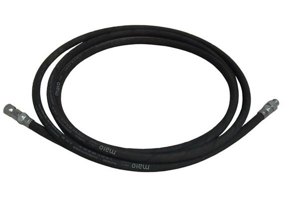 MATO Tuyau blindé en caoutchouc haute pression RH100 - longueur 1 m - 1/4" m/f