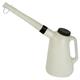 Mesure pour liquide J-PE 1000 en HD-PE, 1 litre avec graduation ¼ l - UE 5 pcs.