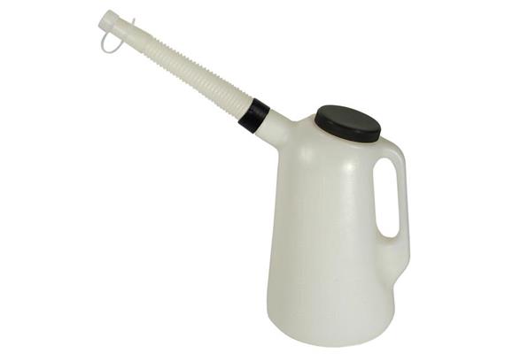 Mesure pour liquide J-PE 2000 en HD-PE, 2 litres avec graduation ½ l - UE 6 pcs.