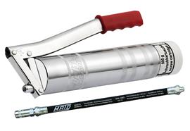 Pompe à graisse à levier LS 500, avec tuyau RH30-C et tête à 4 mors, R1/8"