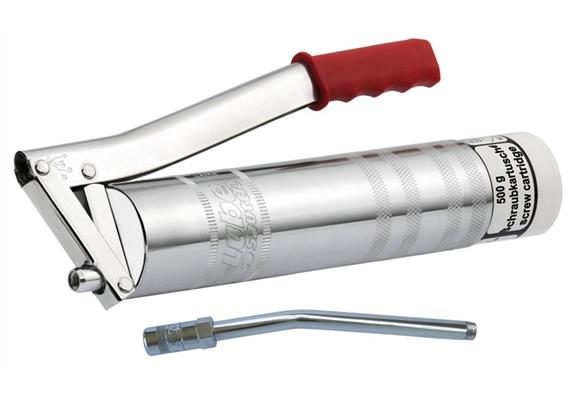 Pompe à graisse à levier Lube-Shuttle 500, avec raccord rigide E4024 à 4 mors, R1/8"