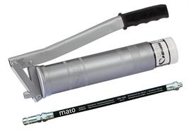 Pompe à graisse à levier Lube-Shuttle MATO - laquée - avec tuyau RH30-C, R1/8"