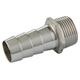 Porte-tuyau pour DN20 / 1" mâle en acier inox