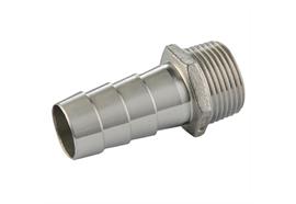 Porte-tuyau pour DN20 / 1" mâle en acier inox