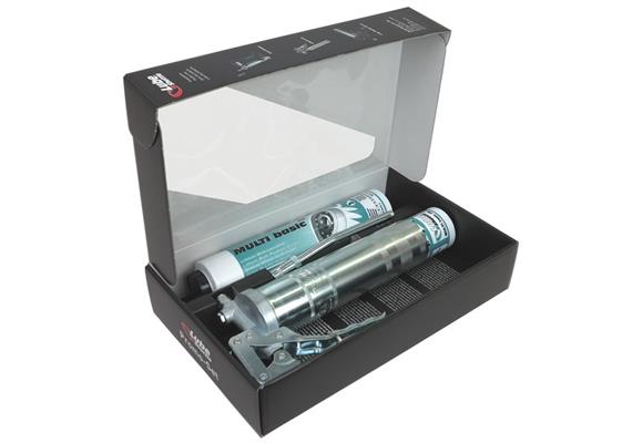 Promo-Set - Pompe à une main TG Lube-Shuttle, avec raccord rigide E4024, R1/8"