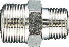 Raccord double 1/8" mâle x 1/4" mâle