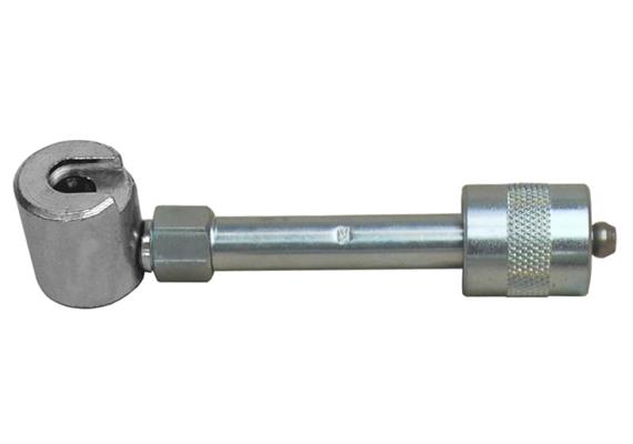 Raccord rigide avec coupleur rapide F17 avec agrafe à tirer 10 mm