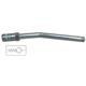 Raccord rigide courbé 150 mm avec agrafe 4 mors et clapet de retention - R1/8"