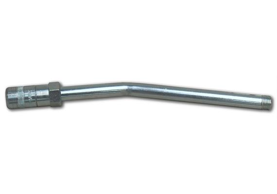 Raccord rigide courbé 150 mm E4024 avec agrafe 4 mors - R1/8"