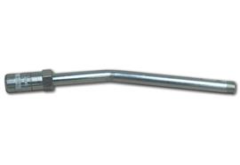 Raccord rigide courbé 150 mm E4024 avec agrafe 4 mors - R1/8"