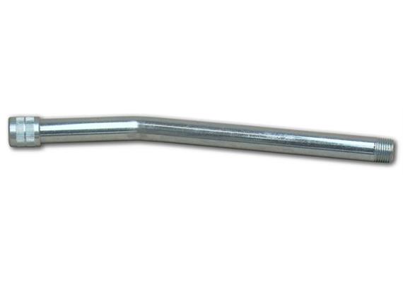 Raccord rigide courbé E4014 150 mm avec bec universel - R1/8"