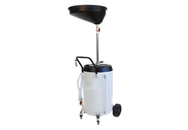 Récupérateur d'huile usée 90 l avec réservoir sur châssis roulant