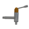 Robinet de sécurité ½" mâle pour distribution des huiles, jaune