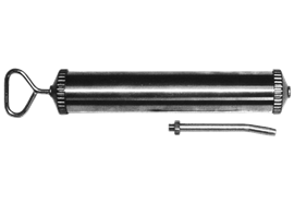 Seringue 350 cm³ avec tube rigide coudé (100 mm)