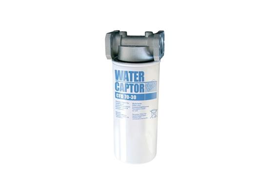 WATER CAPTOR 70l/min, 30 µm pour Diesel, avec tête