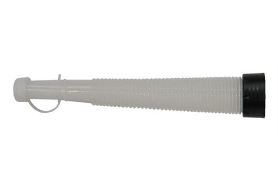 Beccuccio flessibile svitabile per tipo J-PE 5000 e imbuto tipo F-HDPE 240