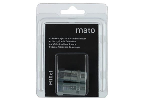 Boccaglio a pinza idraulica a 4 griffe - M10x1 - in Blister - UDV 2 pz.