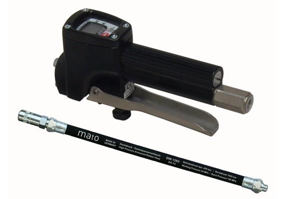 DIGIMET E5 contatore digitale, con tubo RH30-C e testina a 4 griffe, R1/8"