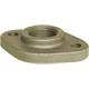 Flangia ovale 1½" acciaio zincato DIN5435