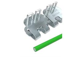 Giunzione a cerniera EasyCliP EC125G-100NC, 20 fasce,10 asticelle ECP125NC e 25 rondelle