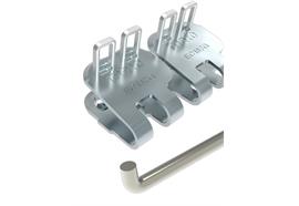 Giunzione a cerniera EasyCliP EC187G-1000SP, 8 fasce, 4 asticelle ECP187SP