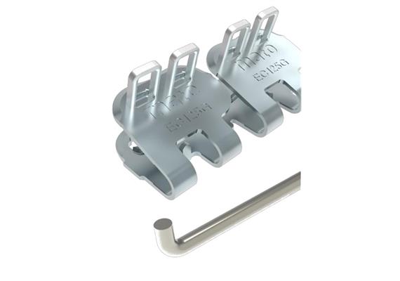 Giunzione a cerniera EasyCliP EC187G-450SP, 8 fasce, 4 asticelle ECP187SP