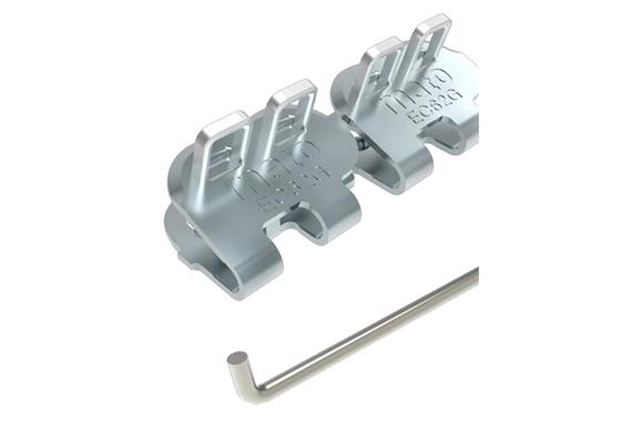 Giunzione a cerniera EasyCliP EC62G-1200SP, 8 fasce con 4 asticelle ECP62SP