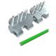 Giunzione a cerniera EasyCliP EC62G-300NC, 8 fasce con 4 asticelle ECP62NC + 10 rondelle