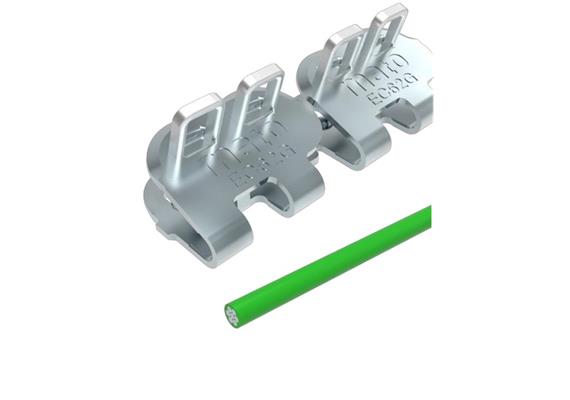 Giunzione a cerniera EasyCliP EC62G-300NC, 8 fasce con 4 asticelle ECP62NC + 10 rondelle