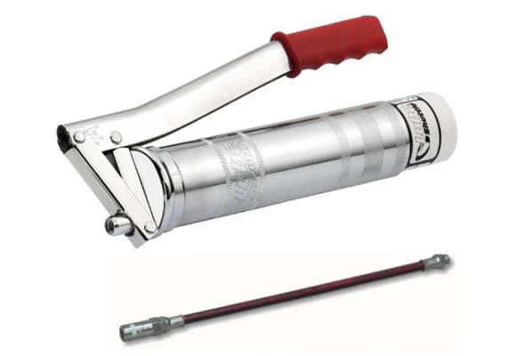 Lube-Schuttle®-Ingrassatore a leva, tubo 300mm in plastica PH30-C. R1/8"